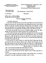 Đề thi khảo sát chất lượng lần 3 môn Ngữ văn Lớp 11 - Năm học 2018-2019 - Trường THPT Lục Ngạn số 1 (Có đáp án)